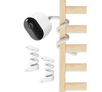 2 Pack Flexible Twist Mount Compatible with Arlo Essential 2K Outdoor/Indoor/Spotlight, Arlo Pro/Pro 2/3/4/5S & Ultra, Bendable No-Drill Security Camera Holder for Damage-Free Installation
