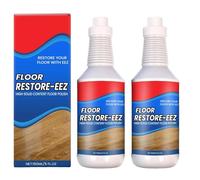 2 Pack Floor Restore Eez 150ml, Floor Restore Solution, Wood Renewal Agent & Restorer, Gloss/Scratch/Stain Resistance For Hardwood, Laminate, Vinyl, For Apartments, Hotels, Dormitories, Bedrooms
