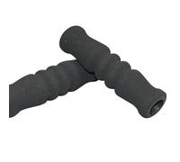 2 Pack Foam Handle Grip Replacement - Waved Pattern, 7/8" ID x 5" L - Soft Anti-Slip Foam Grip for Sports Equipment, Exercise Gear, Bikes & Outdoor Recreation Handles
