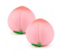 2 Pack Foam Peach Squeezy Squishy Cheap Slow Rising Peach Stress Reliever
