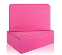 2 Pack Foam Yoga Blocks Set, High Density EVA Pilate Bricks, Support Your Practice and Open Up Body Give You More Stability and Balance