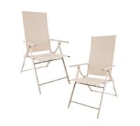 2-Pack Foldable Chairs, No Assembly Folding Dining Chairs for Indoor Outdoor Garden Yard Porch Pool Deck Lawn Balcony