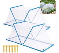 2-Pack Foldable Garden Covers Plant Protection Netting Mesh, 89x33x38cm
