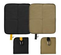 2 Pack Folding Seat Mat, Foldable Oxford Cloth Seat Pad, Waterproof & Insulated Camping Foam Sit Mat, Lightweight Portable Travel Cushion for Outdoor Hiking Picnic Park Beach Backpacking (SET-A)