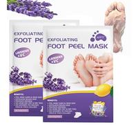2-Pack Foot Peel Mask - Callus Remover & Exfoliator for Soft, Smooth Feet, Repair Cracked Heels, Remove Dead Skin, Peeling Foot Mask for Hard, Dry Skin
