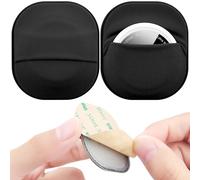2 Pack for Airtag & Moto Tag Sticker Adhesive Mount, for Airtag Fabric Holder Case with 3M Adhesive Stick on Wallet/TV Remote/Car/Luggage/Bags/Drones, Full Protective Cover for Air Tags, Lightweight