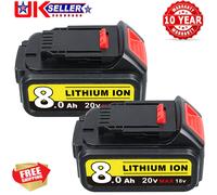 2 Pack For DeWalt DCB184 18V XR Li-Ion 8.0Ah Power Battery LED DCB182 DCB200 UK