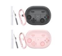 2-Pack for Huawei FreeBuds Pro 4/Pro 3 Case,Soft Retro Game Silicone Case Protective Case Cover with Carabiner and Cleaning Kit (C (Pack of 2))