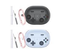 2-Pack for Huawei FreeBuds Pro 4/Pro 3 Case,Soft Retro Game Silicone Case Protective Case Cover with Carabiner and Cleaning Kit (B (Pack of 2))
