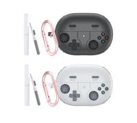 2-Pack for Huawei FreeBuds Pro 4/Pro 3 Case,Soft Retro Game Silicone Case Protective Case Cover with Carabiner and Cleaning Kit (A (Pack of 2))