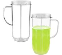 2 Pack for Magic Bullet Blender Cups, Magic Bullet 1001 Mixer Food Processor Replacement Parts Mug 650ml