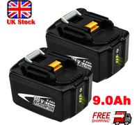 2-Pack For Makita 9Ah Li-Ion 18V LXT BL1890B Battery BL1860 BL1850 LED Indicator