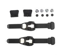 2 Pack For Micro-Adjust Skate Buckles for Inline Roller and Ice Skates| 150mm Ratchet Straps with Screws | Lightweight Rust-Resistant Plastic Replacement Parts for Adult and Teen Skating Gear(Style A)