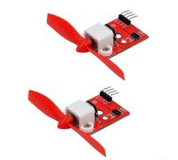 2 Pack for mini DC Fan Motor 5V L9110 Driver Board For Arduino Robotics Automation Smart Car Toy Car(B)