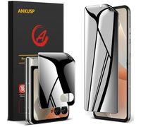 [2 Pack] for Motorola Razr 2025 Privacy Screen Protector [Matte], 1 Pack Internal Anti-Spy Flexible Film + 1 Pack Outer Privacy Screen Protector for Moto Razr 2025, Anti Scratch No Creases