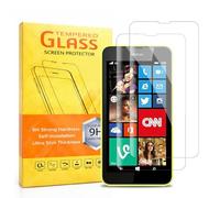 2 Pack For Nokia Lumia 630 Tempered Glass Screen Protector, 9H Hardness, Anti-Scratch HD Clear