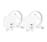 2 Pack For Samsung Galaxy A07 A06 A05s A05 A04s A03s A02s Charger Plug and Cable 25W PD Port USB C Fast Charger 60W Braided Type C Charging Cable UK Mains Adapter