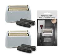 2 Pack for Shaver Foil TS-1 TS-2, Pro Shaver Replacement Foil and Cutters Compatible with Andis ProFoil Lithium foil Shaver, Replacement Blades and Foil