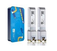 2 pack, for Ubiquiti UniFi UF-RJ45-10G, 1.25/2.5/5/10GBASE-T SFP+ Transceiver, SFP+ to RJ45, 10G Copper SFP+ to Ethernet Module also compatible with Cisco SFP-10G-T-S,Mikrotik,Meraki,Netgear,D-Link...