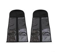 2 Pack for Wig Storage Bags with Hangers for Hair Extensions and Wigs, PVC Pouch with Hanging Hook, 60cm x 29cm (23.62" x 11.41")