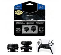 2 Pack FPS Black Thumbsticks for PS4 and PS5 1 High-Rise and 1 Mid-Rise | Control Freaks for PS5 FPS Fr alaxy Black Performance Thumbsticks for Enhanced Gaming Precision Comfort, and Grip ABS