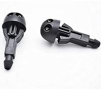 2 Pack Front Windshield Washer Nozzles Wiper Spray Kit For Peugeot 107 2005