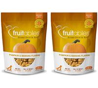 (2 Pack) Fruitables Crunchy Dog Treats, Pumpkin and Banana, 7 Ounces Per Pack