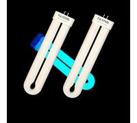 2 Pack FUL15W BL (BF-35) Fluorescent Black Light Bulb Replacement Compatible Flowtron BK-15D,Hemiua Zap T6 Pro,BlackFlag BB-15WHT,Stinger U/V15, FP15, TZ15, U Shaped Twin Tube Bulb for T6 T8 T9