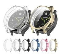 [2 Pack] Full-Cover TPU Protective Case with Tempered Glass for Xiaomi Watch 2, Screen Protector Case [Full Coverage] Protective Cover Compatible with Xiaomi Watch 2