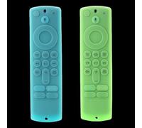[2 Pack] Full Protection Silicone Remote Cover Replacement for Smart HD Streaming 3nd Gen. / 4K Remote Controller, Anti-Slip Washable Protective Remote Case with Lanyard