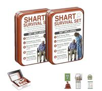2 Pack Funny Shárt Survival Kit, Hilarious Poop Prank Survival Kit, Compact Survivals Prank Set, Emergencys Pranks Gag Survivals Kits, Rude Gag Gift, For Birthday Christmas April Fools' Day New Year