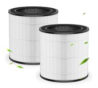 2 Pack FY0194/30 Replacement Filter Compatible with Philips 800/800i Series AC0817 AC0819 AC0820 AC0830 Air Purifier, 3-in-1 Filtration System, H13 True Hepa + Activated Carbon FY0194/30 and FY0293/30