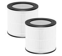 2 Pack FY0611/30 Replacement Filter Compatible with Philips 600 Series AC0650/10 Air Purifier/10 & AC0651, 3 in 1 H13 True Hepa + Activated Carbon