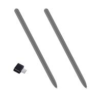 2 Pack Galaxy Tab S9 FE S Pen WithoutBluetooth for Samsung Galaxy Tab S9 FE Stylus Pen Replacement for Galaxy Tab S9 FE S Pen 4,096 Pressure Levels (Gray) Type-C Convertor
