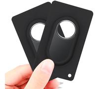 2 Pack Galaxy tag2 Wallet Holder,Slim Flexible Thin Card Case Compatible for Galaxy tag 2 (2023) Tracker for Purse,Clutch Bag,Handbag,Backpack Wallet (Black)