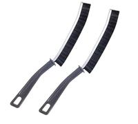 2 Pack Gaps Cleaning Brush, Tiny Window Door Track Groove Gap Cleaning Tools, Crevice Cleaning Scrub Brush, Multifunctional Window Slots Groove Brush Clean The Dead Corners Of Bathroom Kitchen Tiles