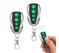 2 Pack Garage Door Remote Compatible with TOPENS M12, Garage Door Opener with 4-Button Wireless Transmitter for Automatic Swing Sliding Gate Opener Garage Door Opener