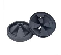 2-Pack Garbage Disposal Guard for Evolution Series, EPDM Rubber Drain Insert Stopper Replaces QCB-AM, 3-3/8 Inch Black Flange for Noise Reduction and
