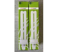 2 Pack GE 26W G24d-3 2 pin Low Energy CFL Light Bulb 4000K 840 Cool White Lamps
