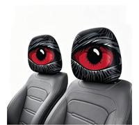 2 Pack Ghost Face Headrest Covers,Scary Headrest Covers for Halloween，F