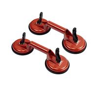 2 Pack Glass Suction Cups Heavy Duty Aluminum Vacuum Plate Handle Glass Suckers to Lift Large Glass/Floor Gap Fixer/Tile Suction Cup Lifter/Pad for Lifting/Dent Puller, 100 kg Lifting Capacity
