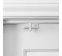 2 Pack GlideLok Child Safety Top Lock | Durable Metal (Not Plastic) | Childproof Interior/Exterior Doors | Adults Open Both Sides