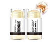2 Pack Glycolic Acid Exfoliating Body Stick, Gentle Skin Exfoliator for Rough Bumpy Skin, Purify Pores, Brighten the Complexion, Smooth the Skin