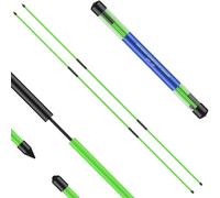 2 Pack Golf Alignment Stick, 123 cm Collapsible Golf Practice Rods for Aiming, Putting, Full Swing Trainer Tool, Posture Corrector with Clear Tube Case, Portable Golf Training Equipment