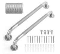 2 Pack Grab Bar Rail, 50CM 304 Stainless Steel Non-Slip Bathroom Grab Rail, Non-Slip Disability Auxiliary Handle, Safety Handle for Bedroom Bathtub