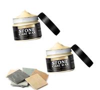 2 Pack Granite Worktop Cleaner, 100g*2, Granite Polish, Stone Wax Coating, Waterproof Protector, Deep Conditioning Handy Across Marble, Quartz, Tiles And Natural Stone Surfaces
