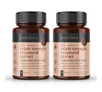 2-Pack Grapeseed Extract 300mg Tablets - Triple Strength with 90% OPCs - Powerful Antioxidant Support for Skin & Overall Health - 360 Tablets, 12 Month Supply - Made in UK