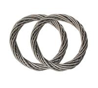 2 Pack Grapevine Wreath 30/40cm Grapevine Garland for Crafts Rattan Door Wreath for Front Door Vine Branch Wreath for Christmas Easter Holiday Wreath Making Supplies (Grey, 40cm)