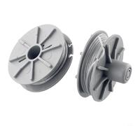 2 Pack Grass Trimmer Spool Line for Smallcut 300 350 Over 23 Easycut 400/25 450/25 Plus 500/27 1.65mm Auto Feed Replacement Part Art 05307-20