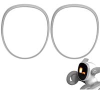 2-Pack Gray Face Bumper Compatible with Loona Robot Pet Dog,Face Guard to Soften Impact from Hard Object Collisions